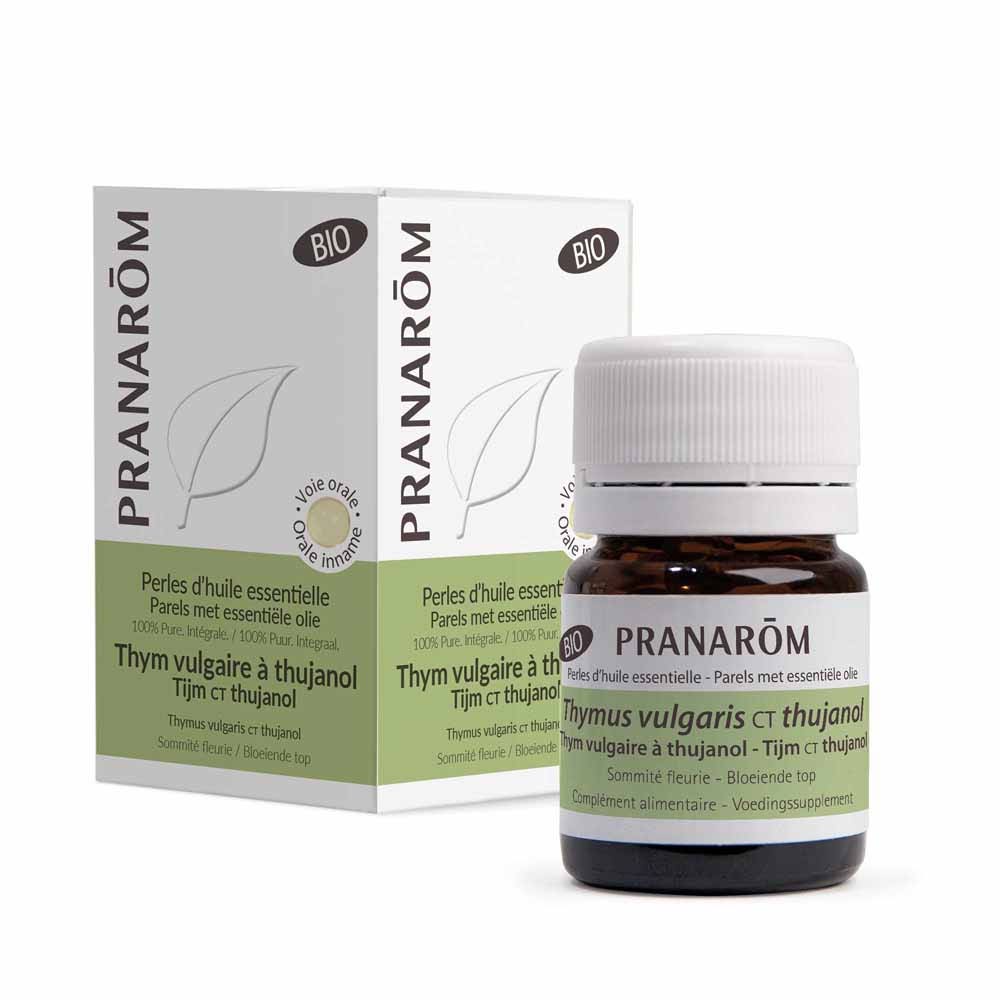 Pranarôm Aceites Esenciales Tomillo Thujanol ecológico 60 Perlas