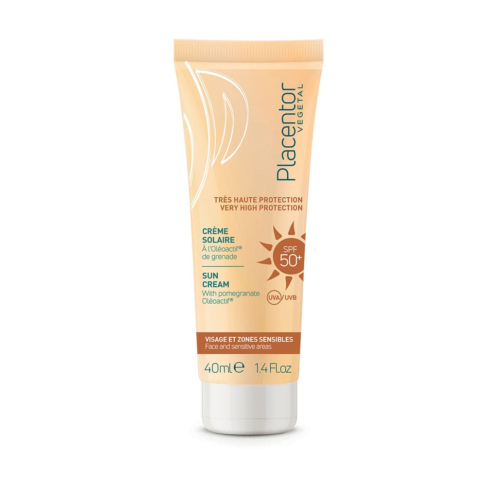 Placentor Végétal Crema solar SPF50+ rostro y zonas sensibles 40 ml