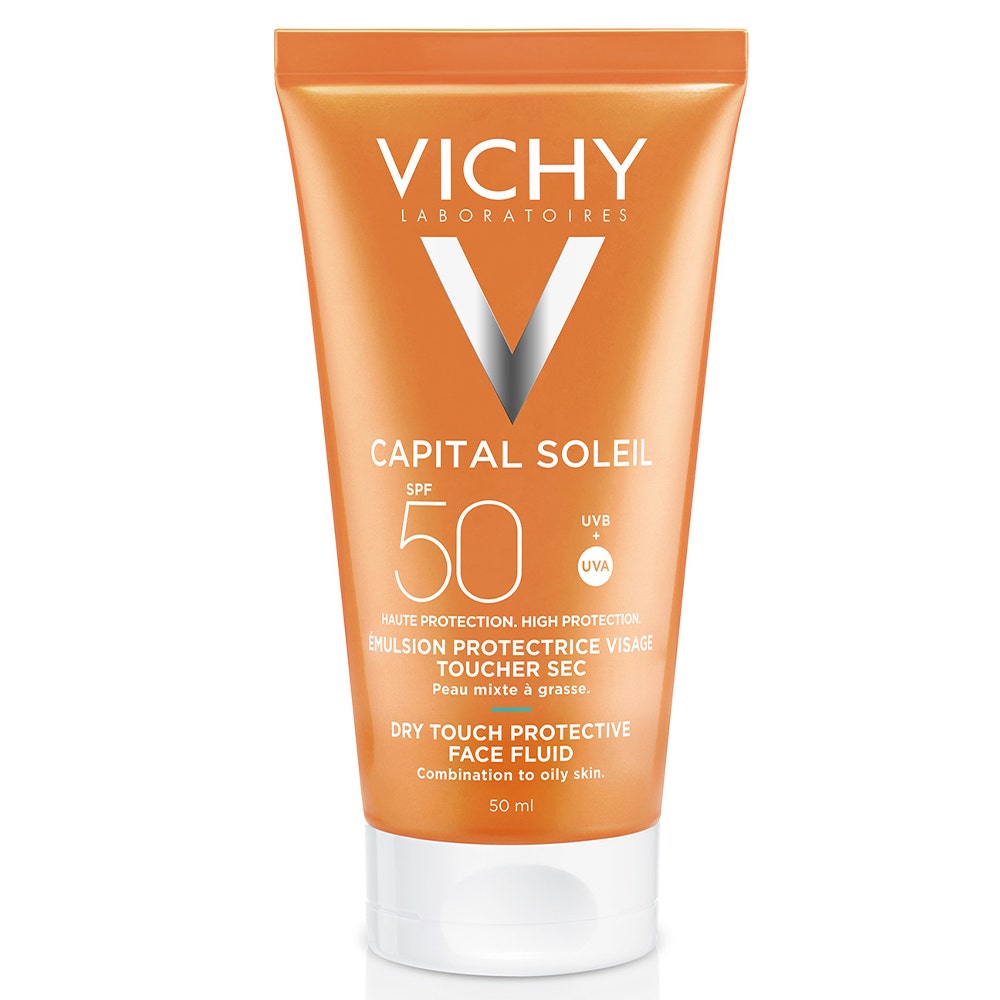 Vichy Capital Soleil Emulsión protectora toque seco SPF50 efecto mate 50 ml