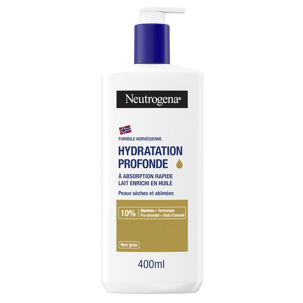 Neutrogena Hidratación profunda Crema corporal hidratación profunda enriquecida con aceite pieles secas a muy secas 400 ml