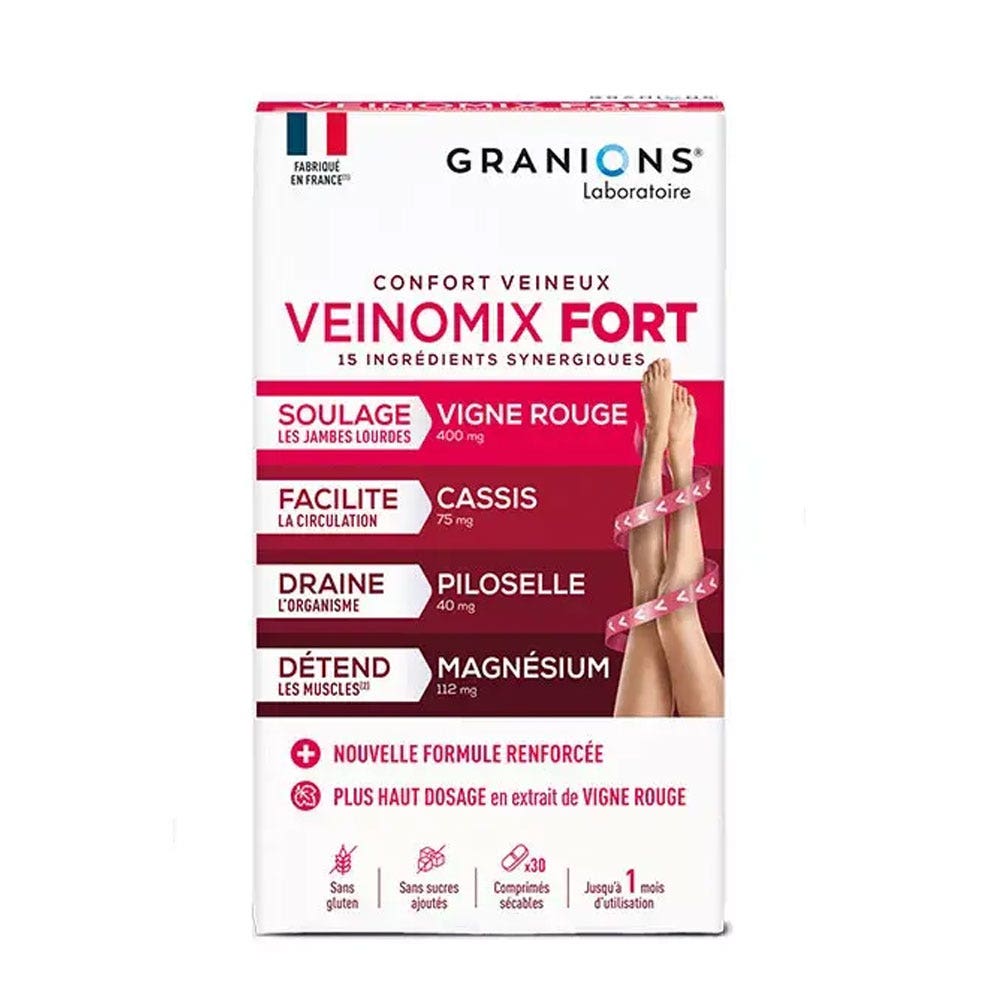 Granions Fuerte Veinomix Confort venoso 30 cápsulas