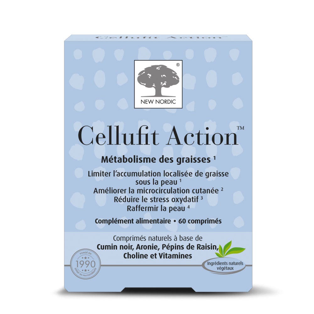 New Nordic Skin Care Cellufit Action 60 Comprimidos