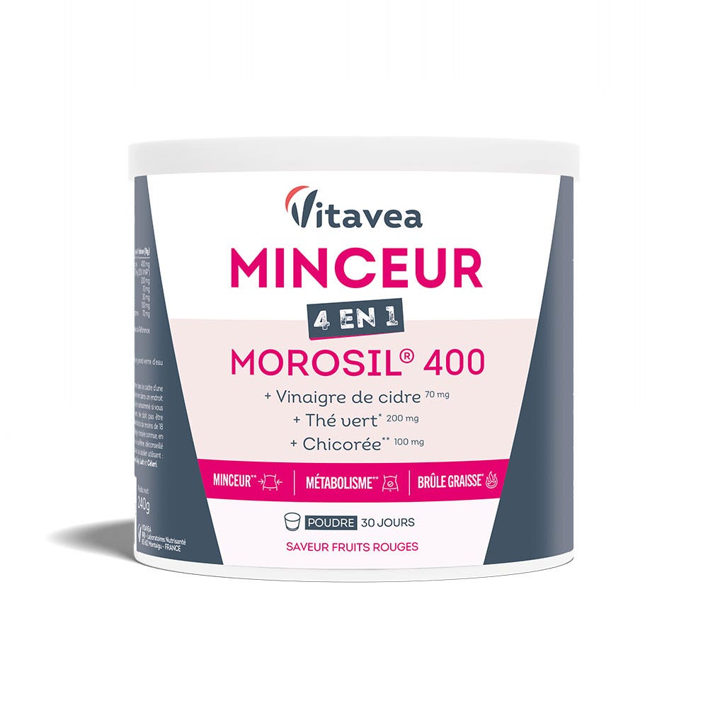 Vitavea Santé Morosil 400 Adelgazante 4 en 1 Sabor a frutos rojos 240g