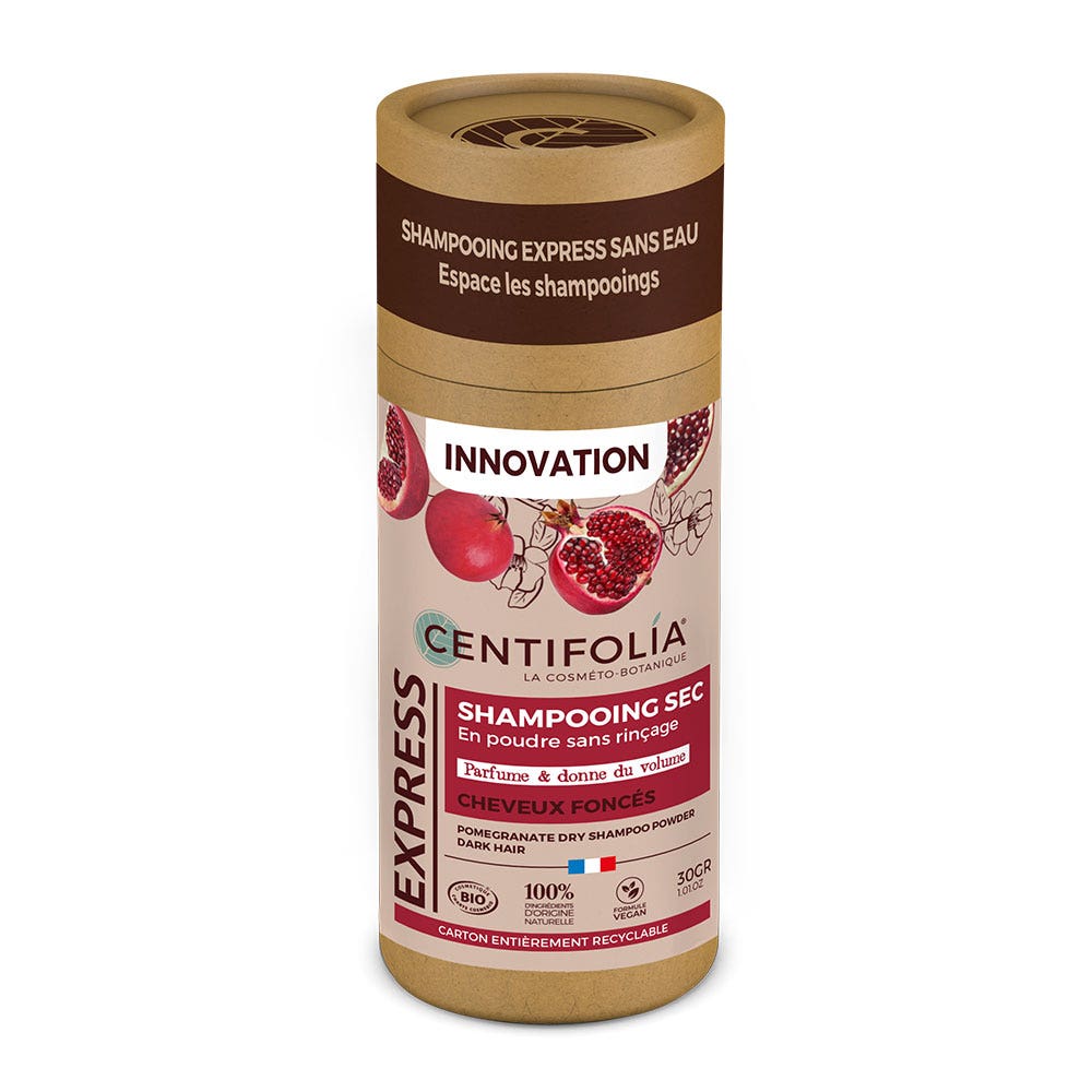 Centifolia Champú en polvo seco sin aclarado Cabello oscuro 30g