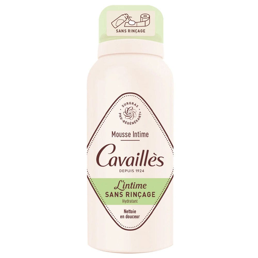 Cavaillès Surgras Pro-Regenerador Mousse íntima hidratante sin aclarado 100 ml
