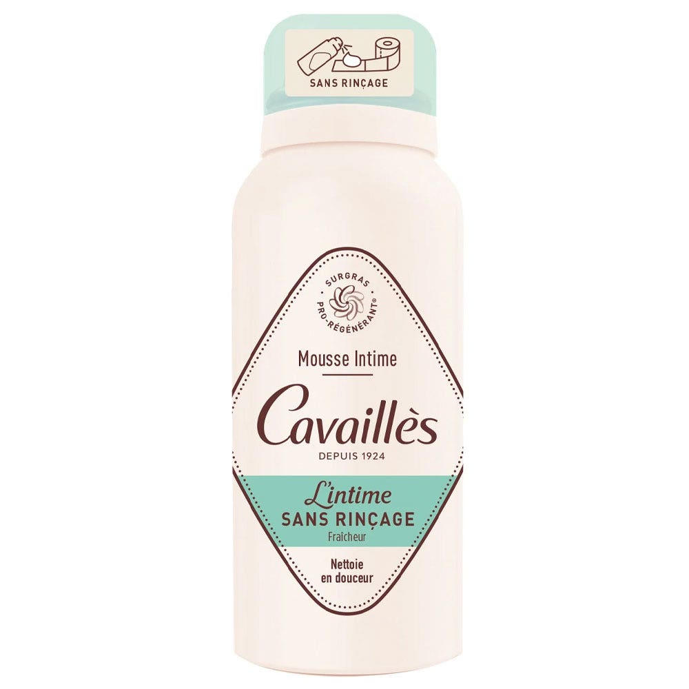 Cavaillès Surgras Pro-Regenerador Espuma íntima fresca sin aclarado 100 ml