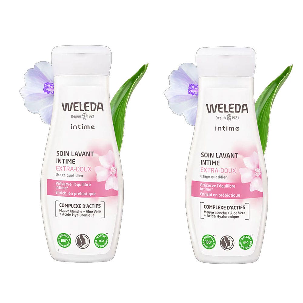 Weleda Intime Cuidado limpiador íntimo Extra-suave 2x200ml