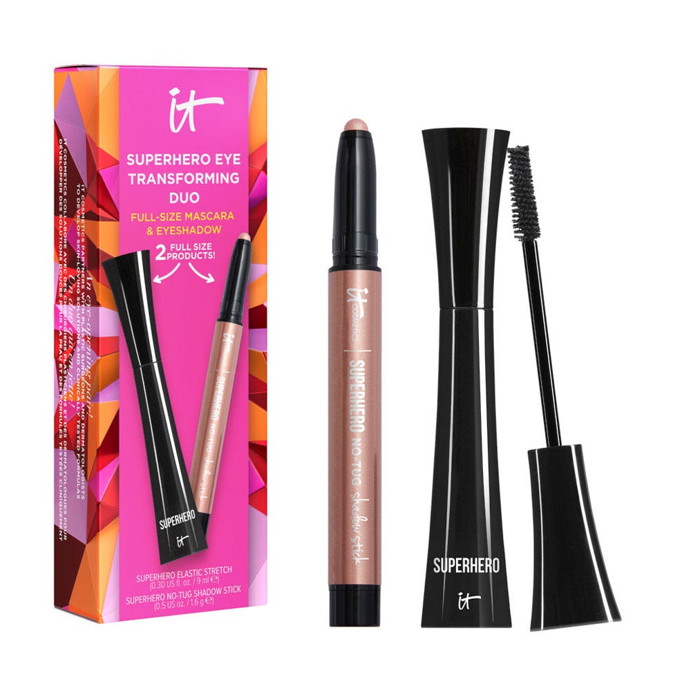 IT Cosmetics superhéroe Cofre máscara de pestañas full size + sombra en stick