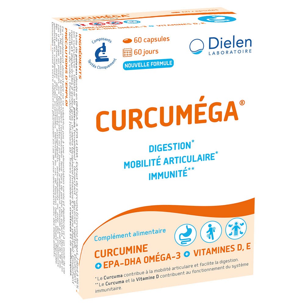 Dielen Curcumega 60 cápsulas