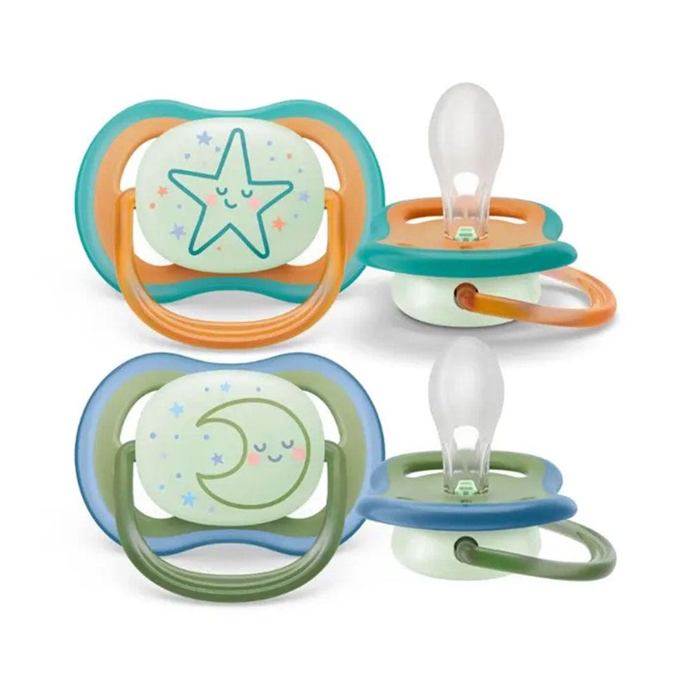 Avent Ultra Air Chupetes de ortodoncia 6-18 meses Piel sensible x2