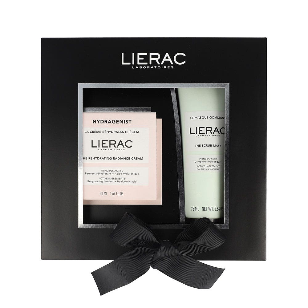 Lierac Hydragenist Cofre Crema Hidratación Radiante 50ml + Mascarilla Exfoliante 75ml