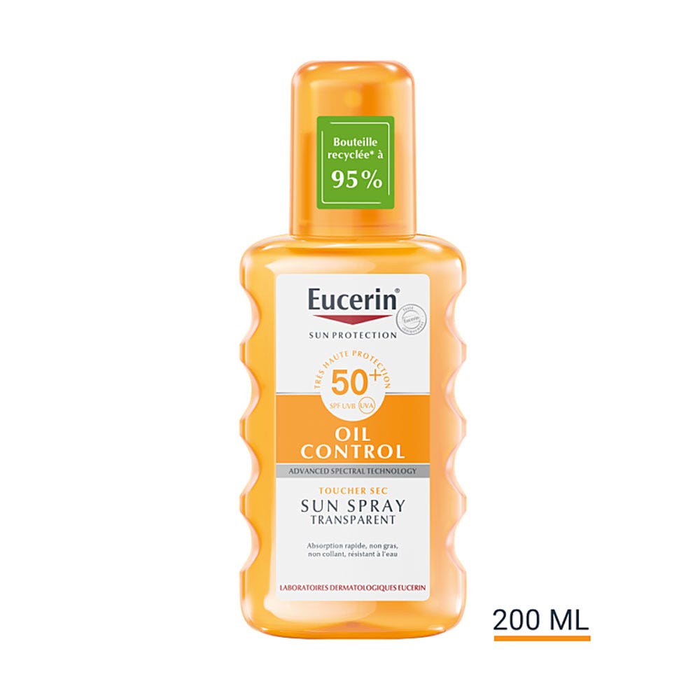 Eucerin Sun Protection Oil Control Sun Spray Transparent SPF50+ 200ml