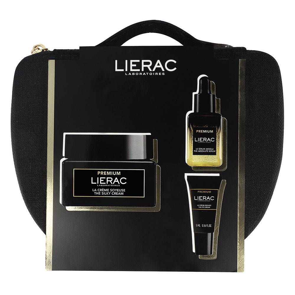 Lierac Premium Cofre Crema Sedosa Antiedad 50ml + Sérum 13ml + Contorno de Ojos 5ml