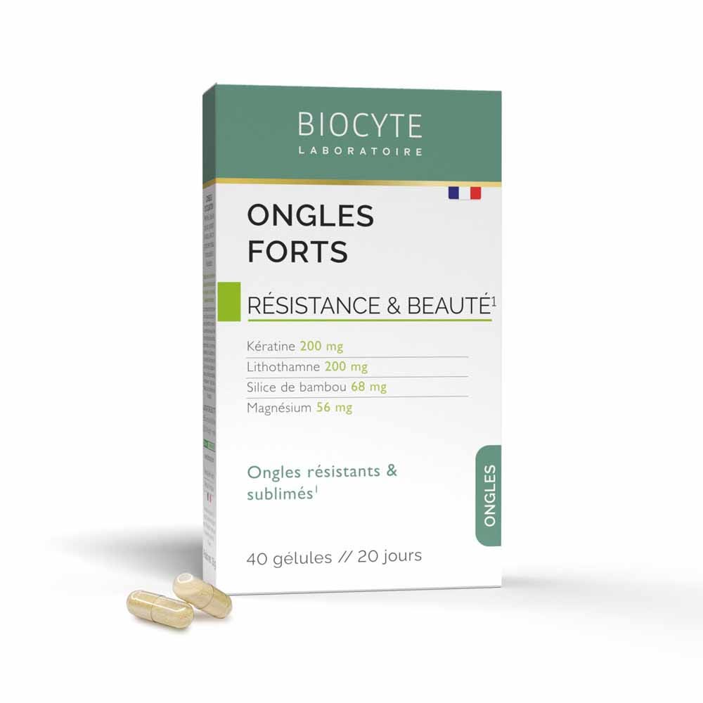 Biocyte Uñas Fuertes resistencia y belleza 40 cápsulas