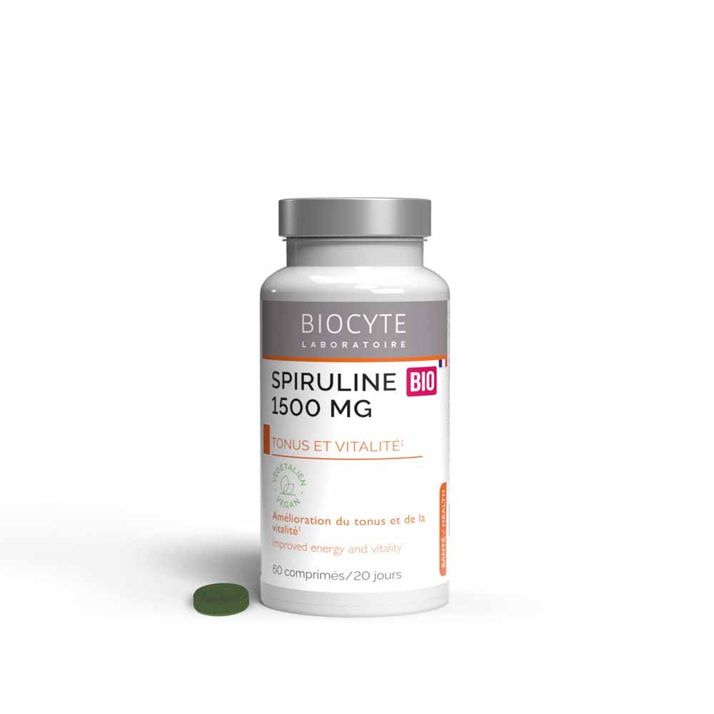 Biocyte Salud Espirulina ecológica 60 comprimidos