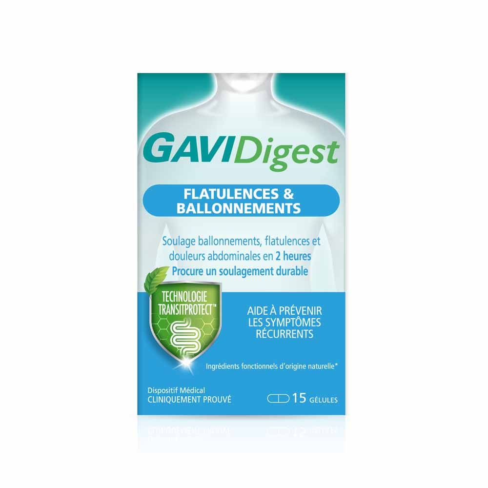 Gaviscon Gavidigest Flatulencias y Distensión abdominal 15 cápsulas