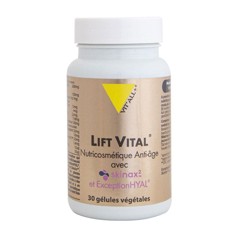 Vit'All+ Lift Vital® Nutricosmétique Anti-Age 30 cápsulas vegetales