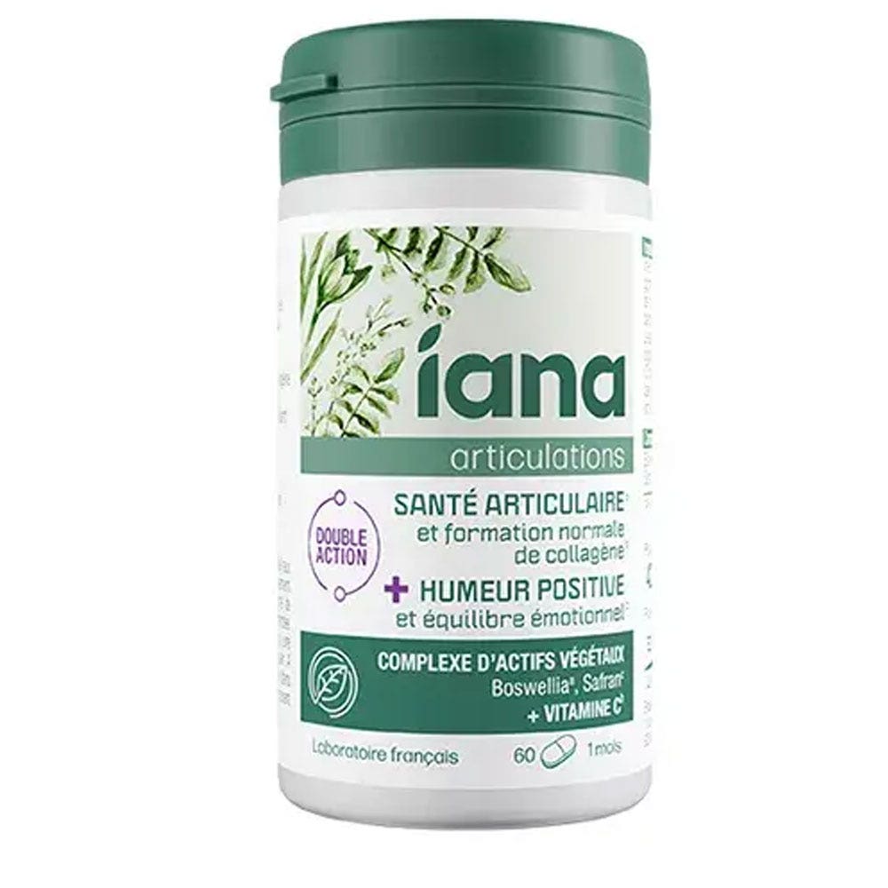 Iana Articulaciones Salud articular y estado de ánimo positivo 60 comprimidos