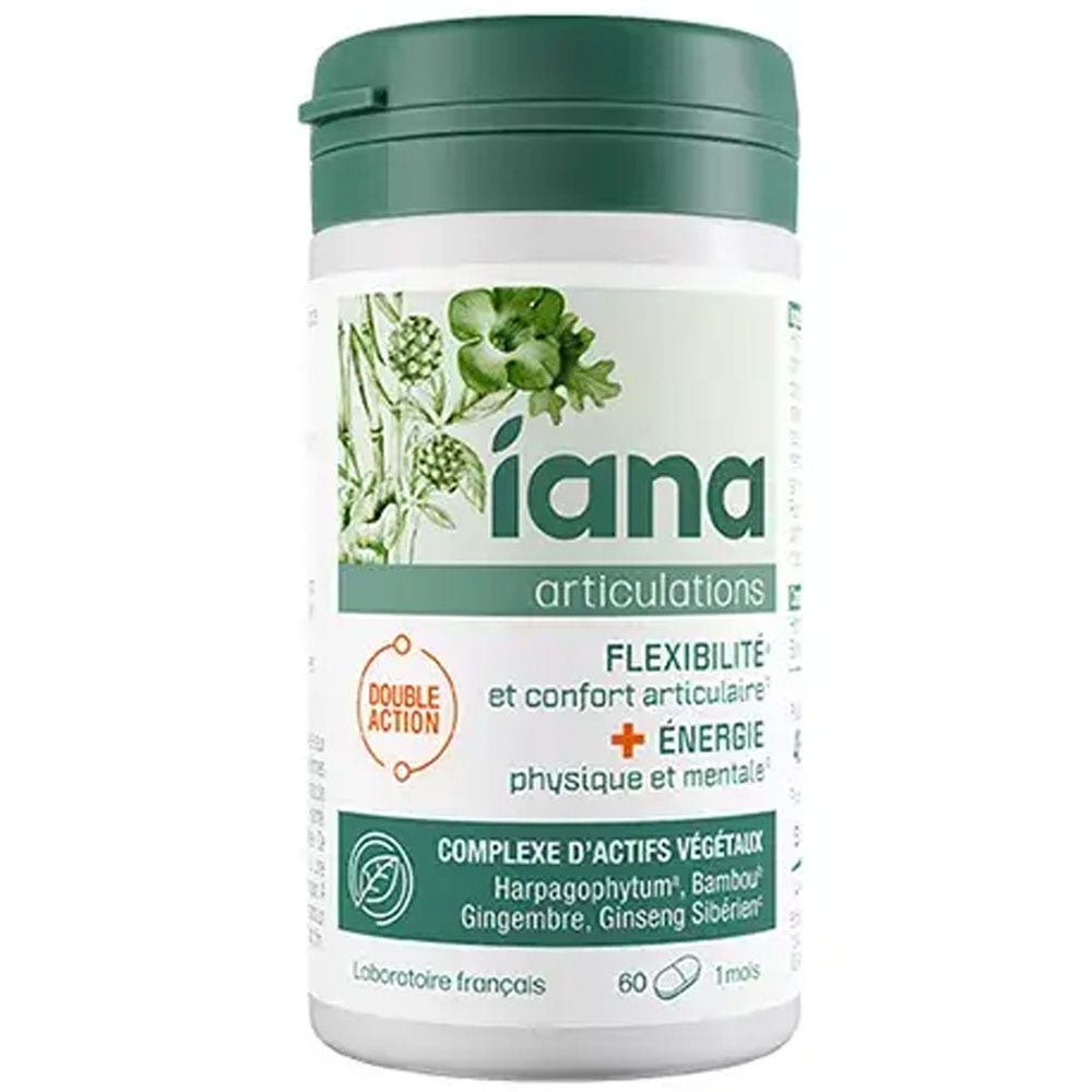Iana Articulaciones Flexibilidad y energía 60 comprimidos