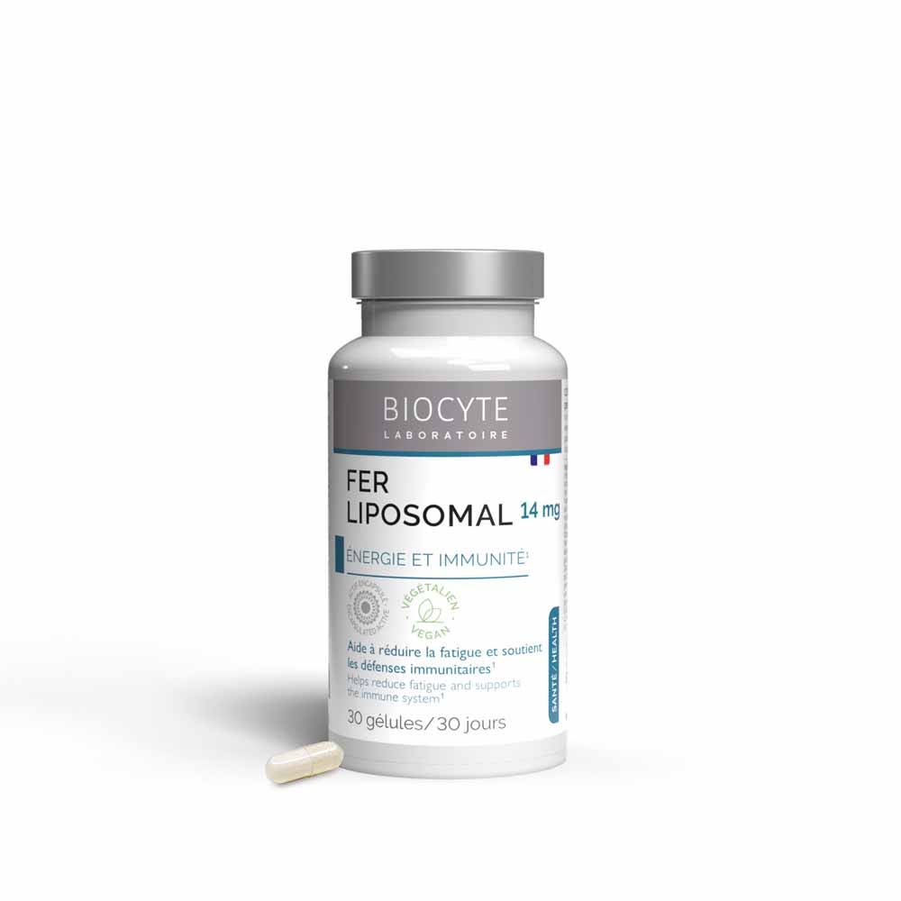 Biocyte Longevity Hierro liposomal 14 mg 30 Cápsulas