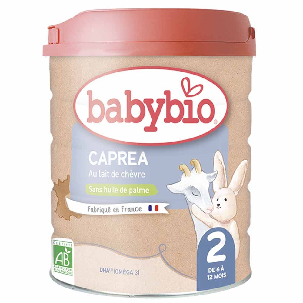 Babybio Leches Infantiles Caprea 2 Leche en polvo ecológica de 6 a 12 meses 800g