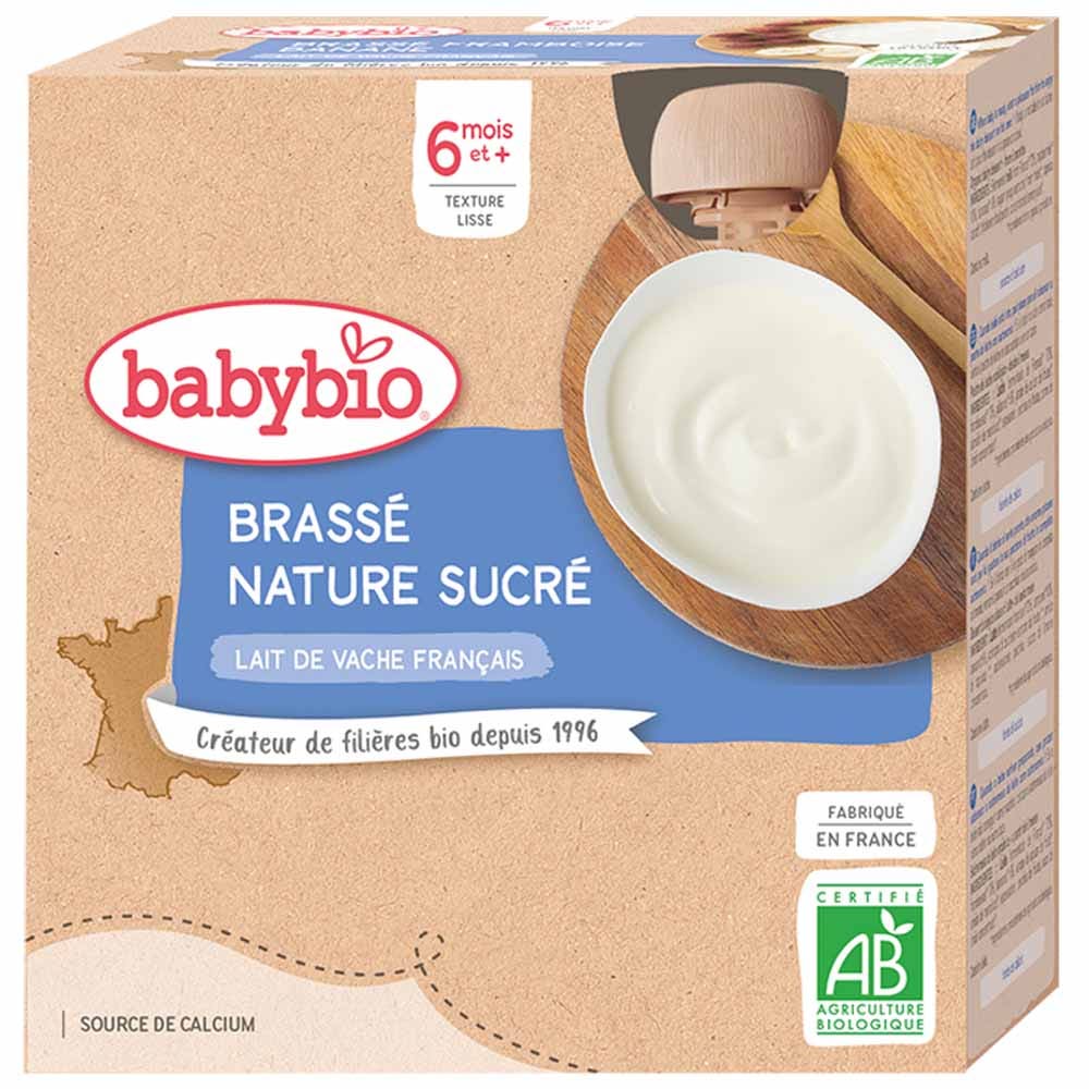 Babybio Bolsita Batido A Partir De 8 Meses Bio 4x85g