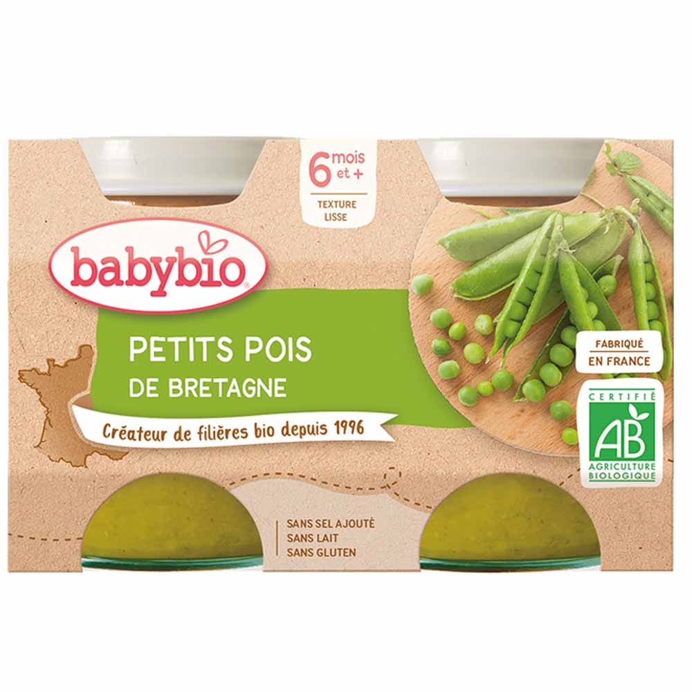Babybio Potitos de verduras bio a partir de 6 meses 2x130g