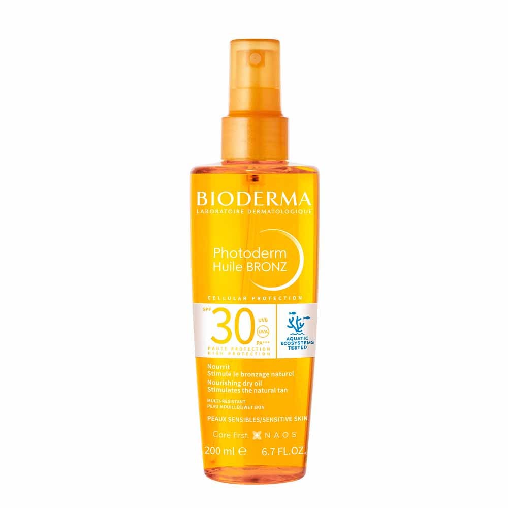 Bioderma Photoderm Aceite Seco Alta Proteccion Spf30 Bronz Peaux sensibles 200ml