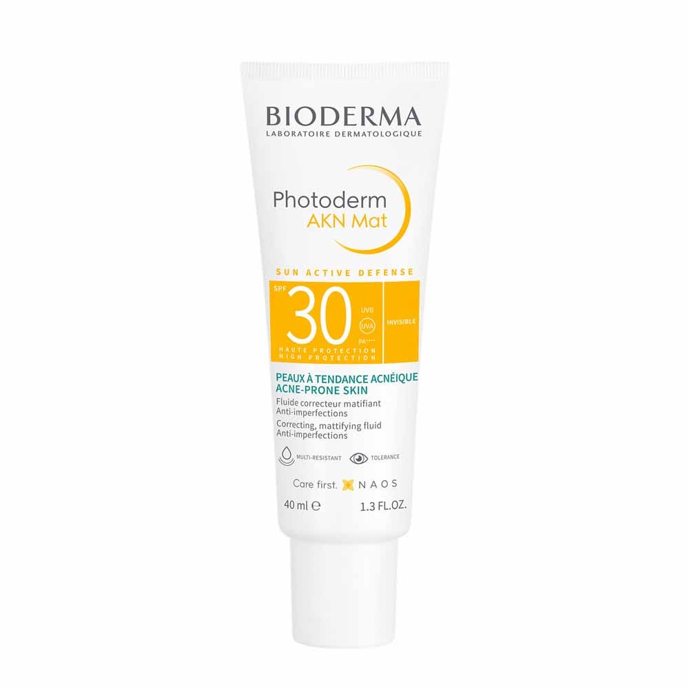 Bioderma Photoderm Fluido Matificante Spf30 Akn Mat Pieles Mixtas A Grasas AKN Mat Peaux à tendance acnéique 40ml