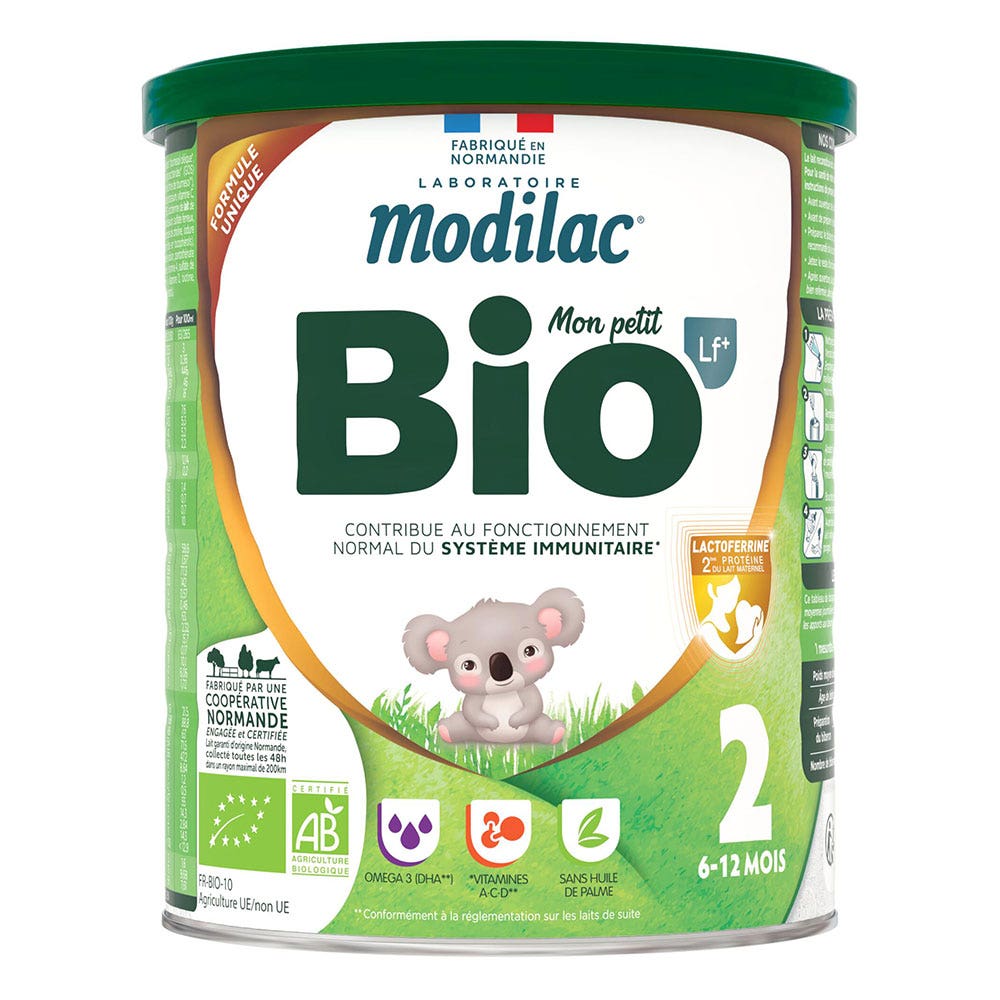 Modilac Bio Leche 2 en Polvo de 6 meses a 1 año 800g