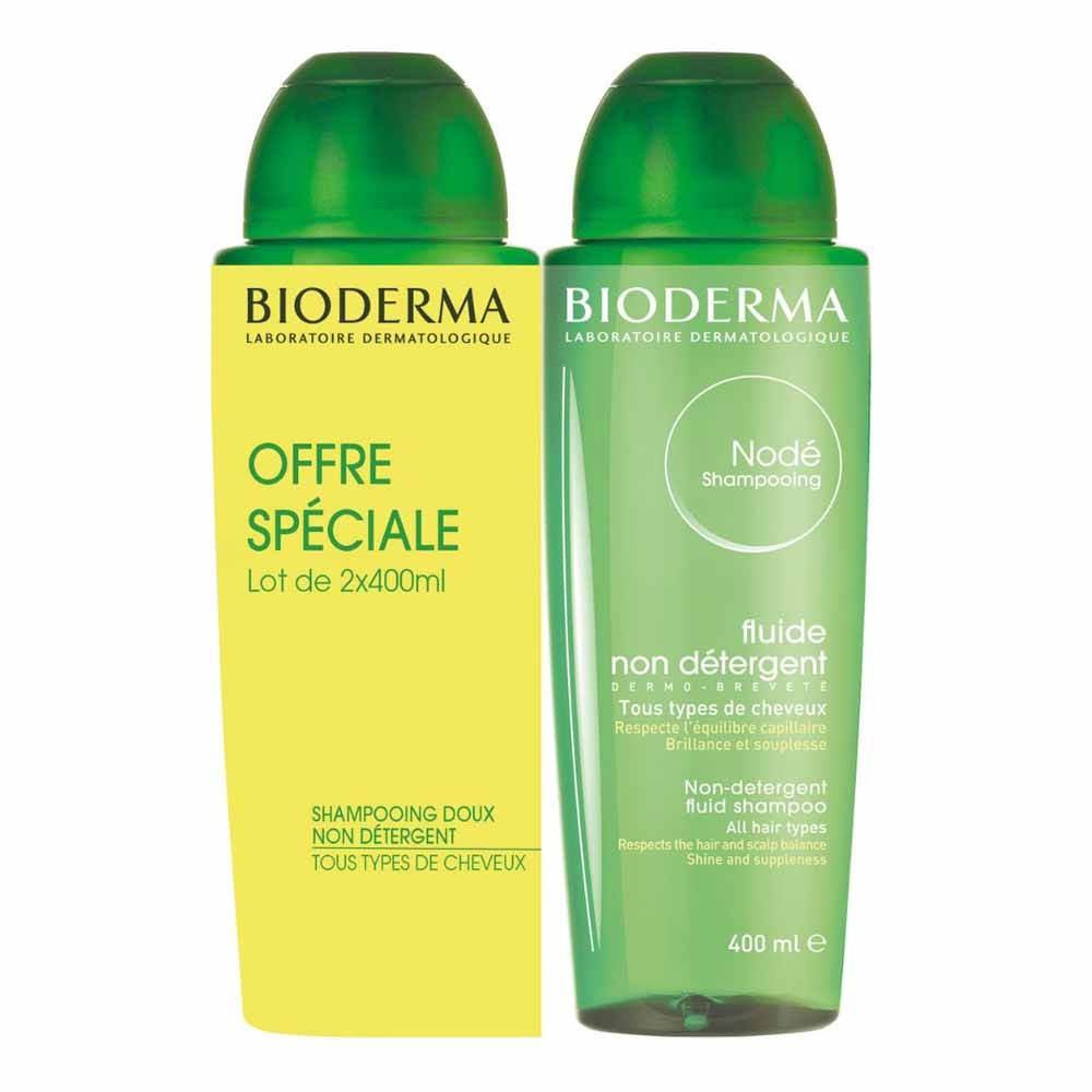 Bioderma Node Champú Fluido Cuir chevelu sensible 2x400ml
