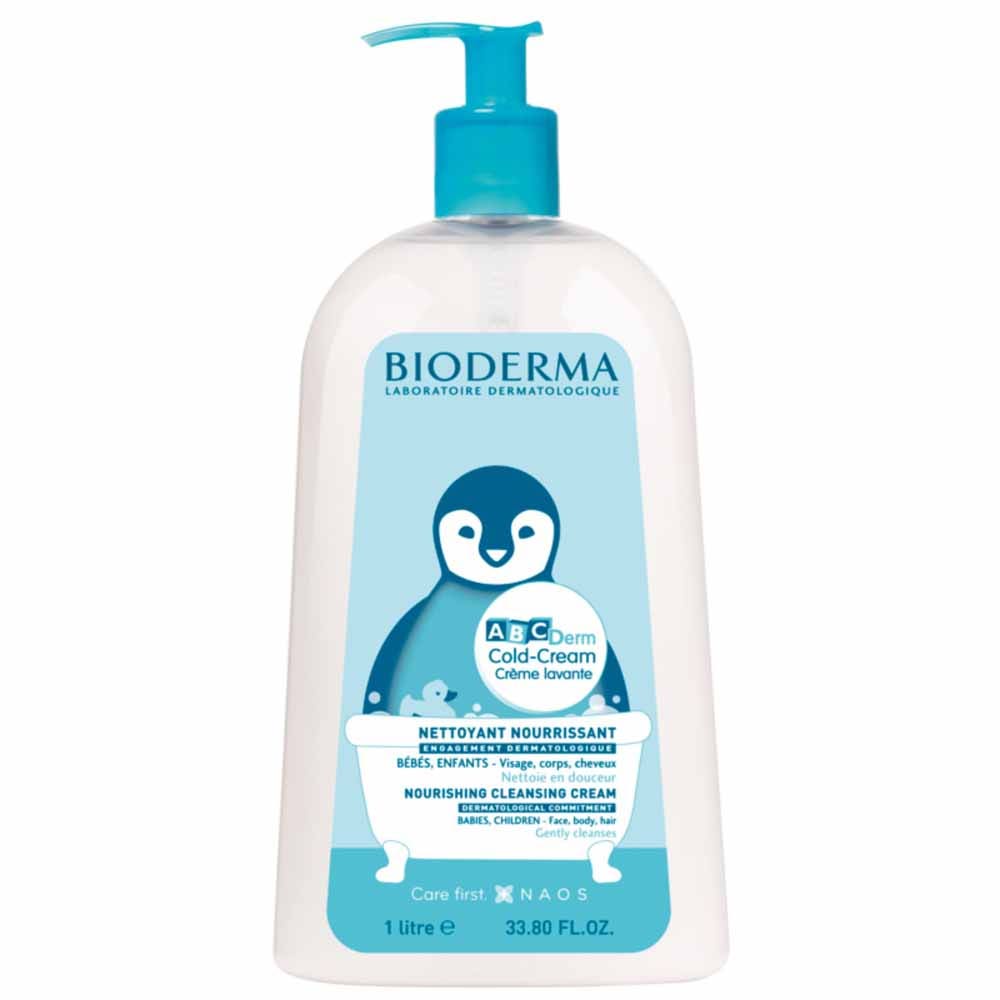 Bioderma Abcderm Limpiador Nutritivo Bebés y Niños Cold Cream 1l