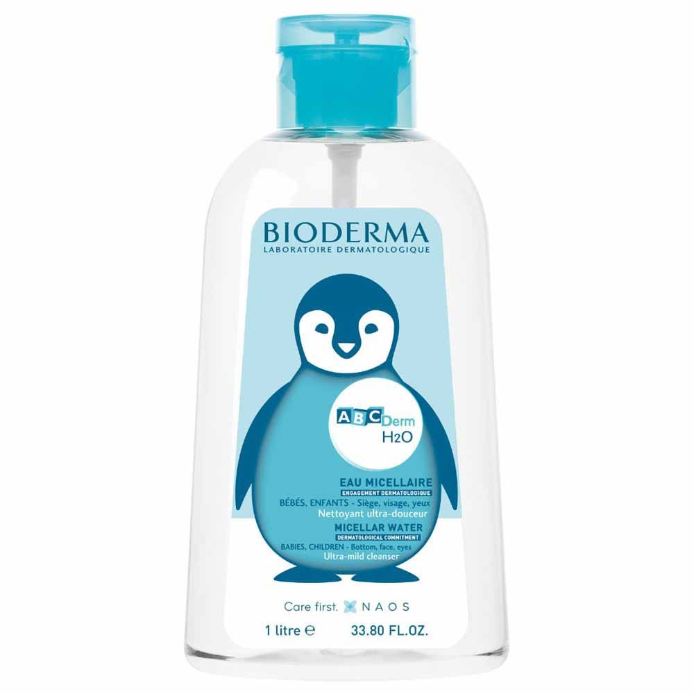 Bioderma Abcderm Agua micelar bebé pieles secas 1l