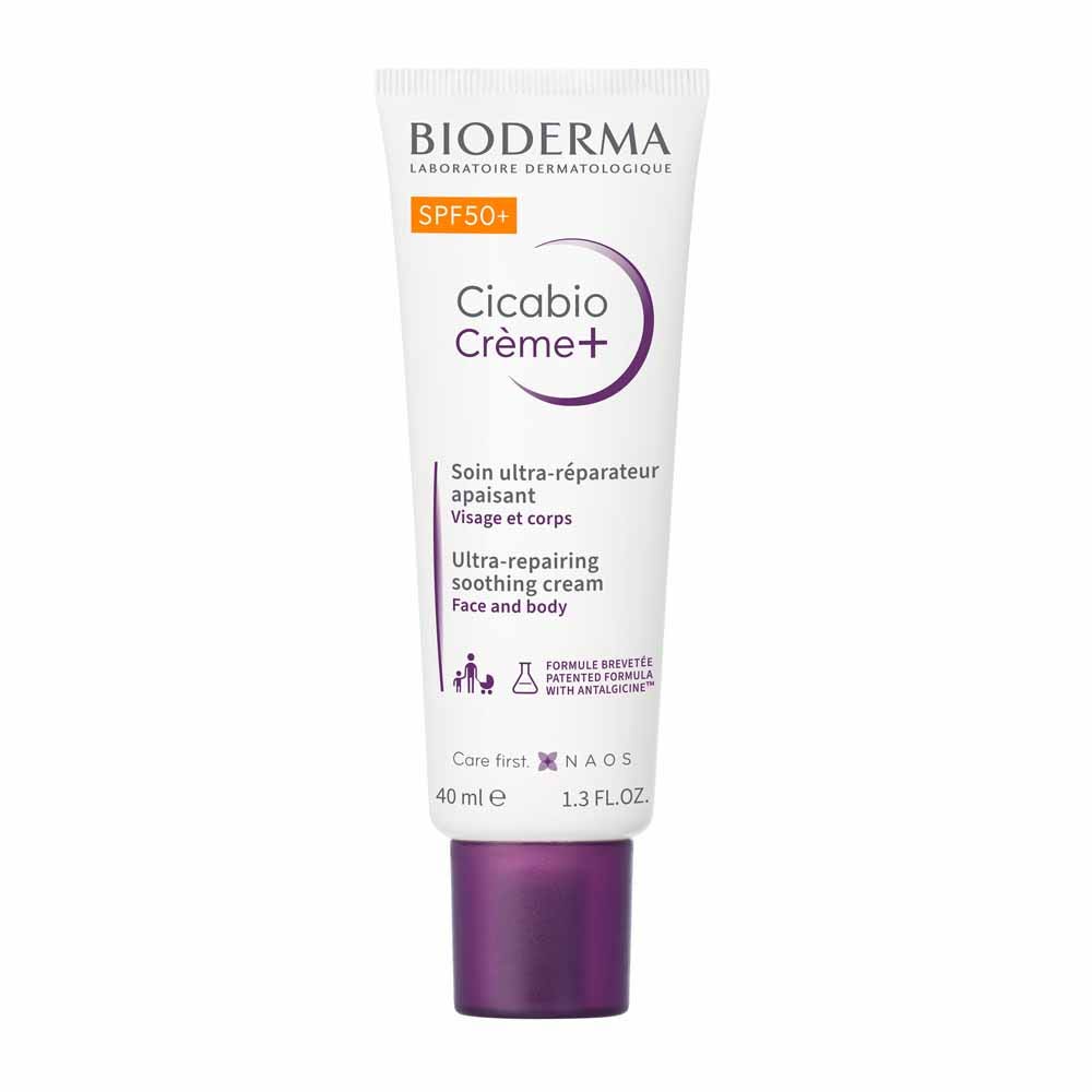 Bioderma Cicabio Tratamiento Reparador Calmante Spf50+ Piel debilitada expuesta al sol 40ml