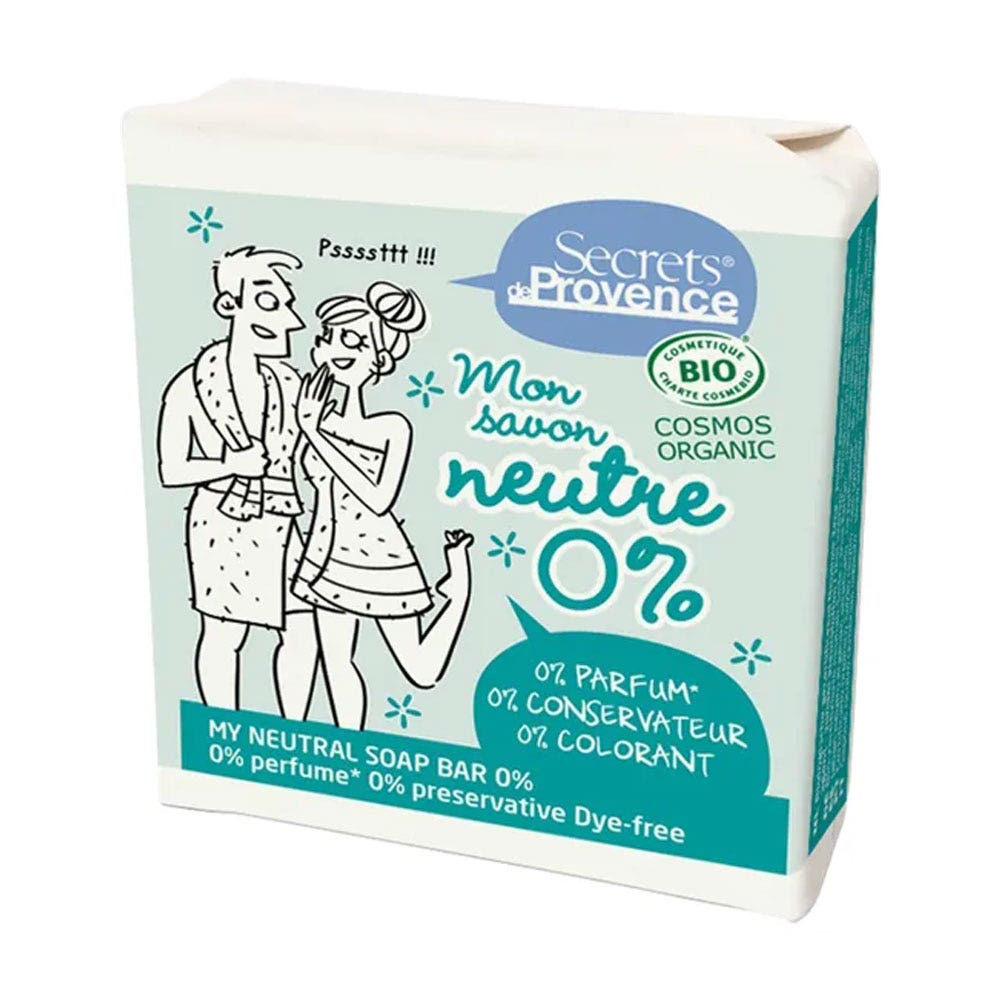 Secrets de Provence Jabón neutro 0% perfume-conservante-colorante 100 g