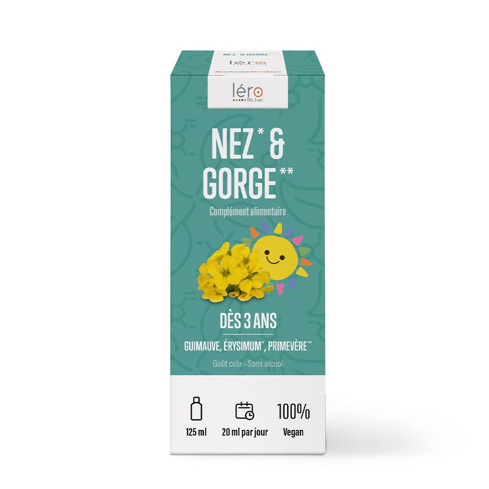 Lero Jarabe de Cola Sabor Nariz Garganta 125 ml