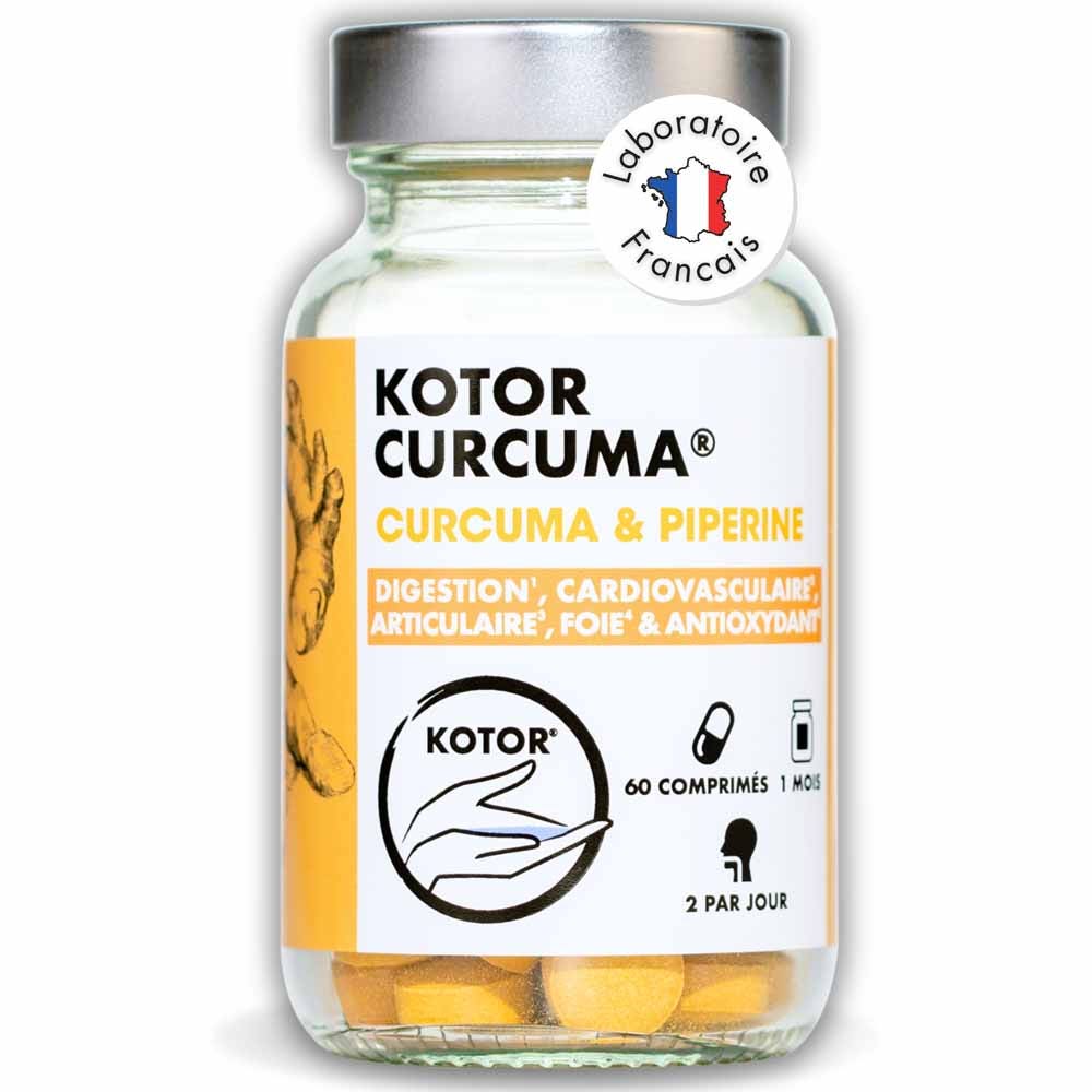 Kotor Pharma Cúrcuma + pimienta negra Digestión 60 comprimidos