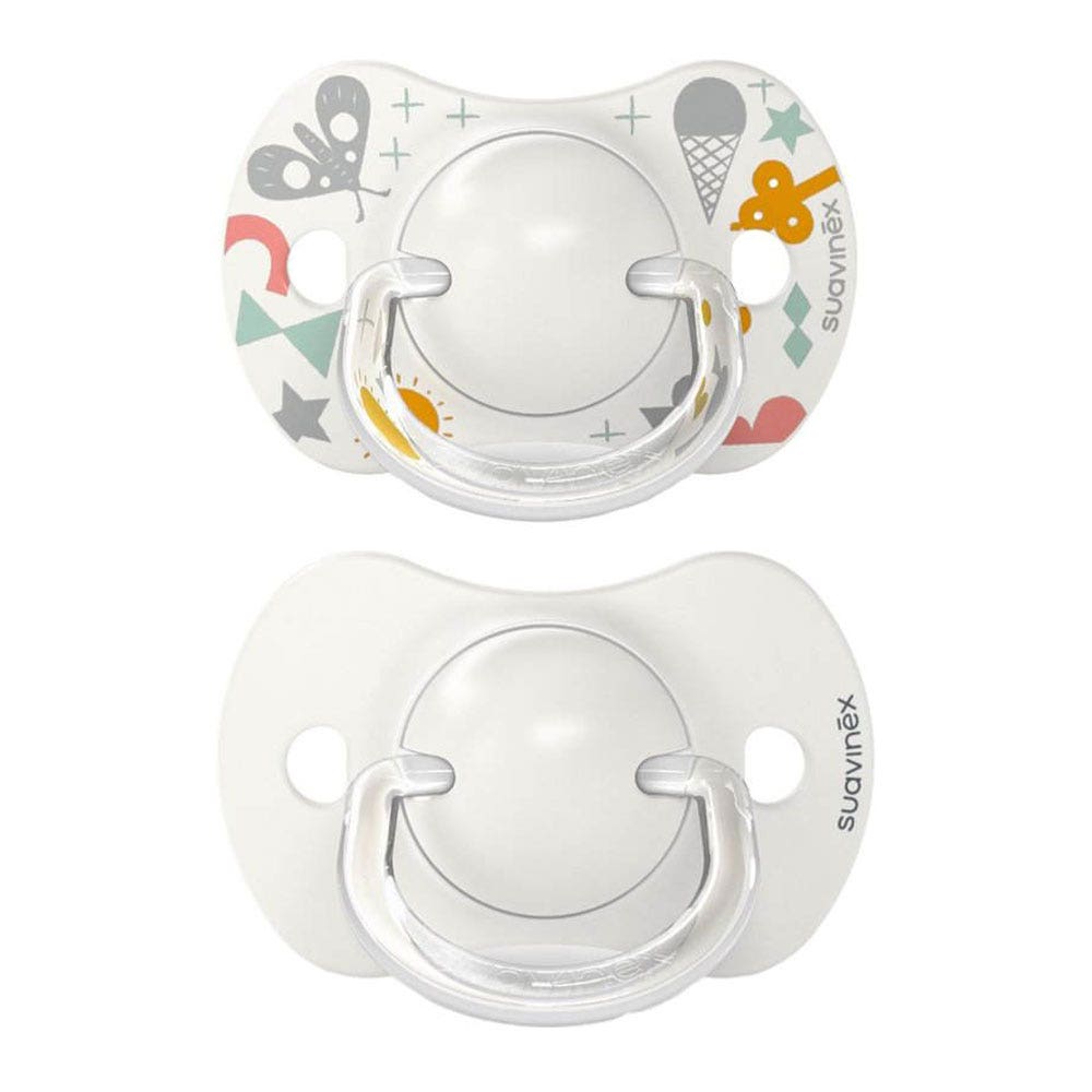 Suavinex SxPro Chupete simétrico de 0 a 6 meses x2