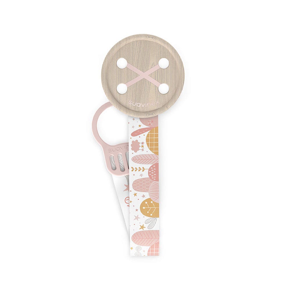 Suavinex Suavinex Collection Hygge Ribbon Pacifier Clip|Collection Hygge Ribbon Pacifier Clip