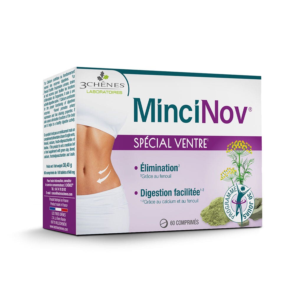 3 Chênes Mincinov Ventr'activ 60 Comprimidos