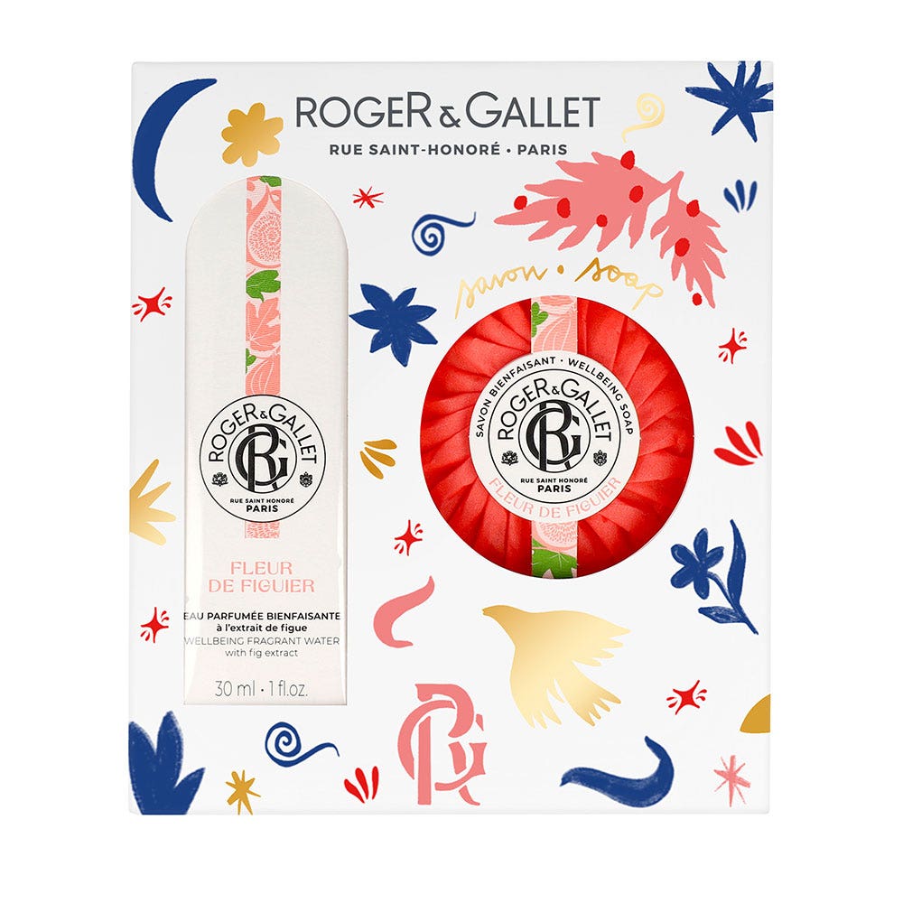 Roger & Gallet Fleur De Figuier Cofre Agua Perfumada Bienfaisante 30ml + Jabón 100g