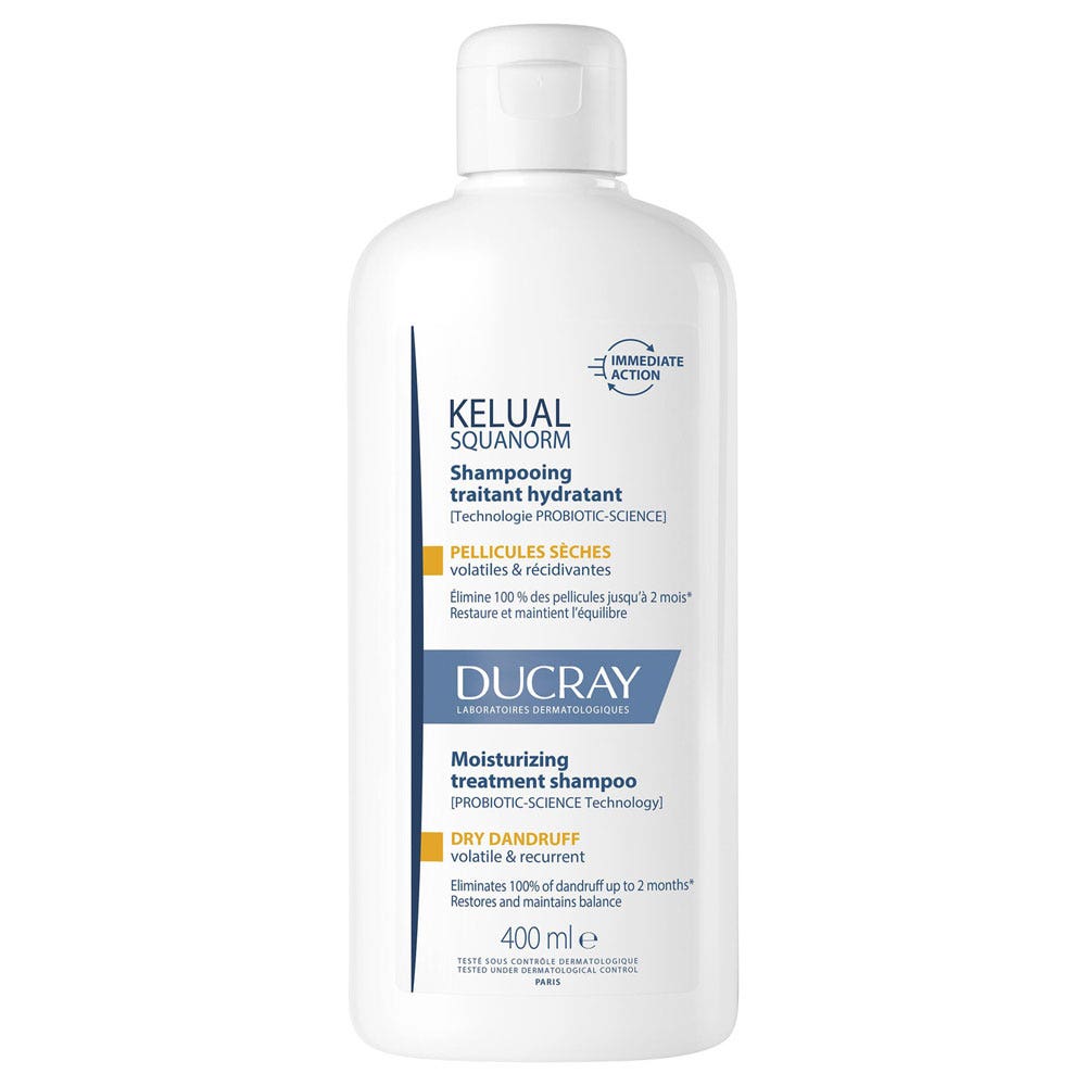 Ducray Kelual Squanorm Champú anticaspa seca 400 ml