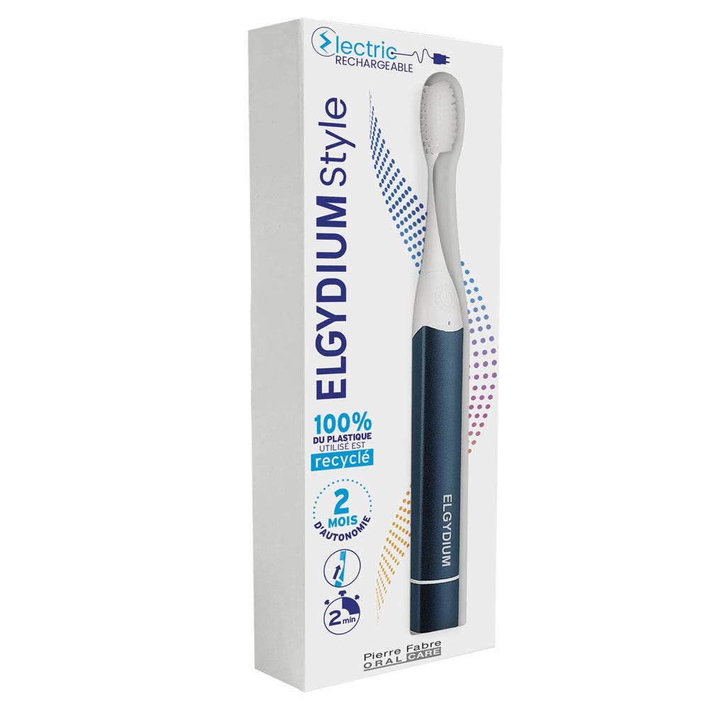 Elgydium Cepillo de dientes Style Electric Dark Denim