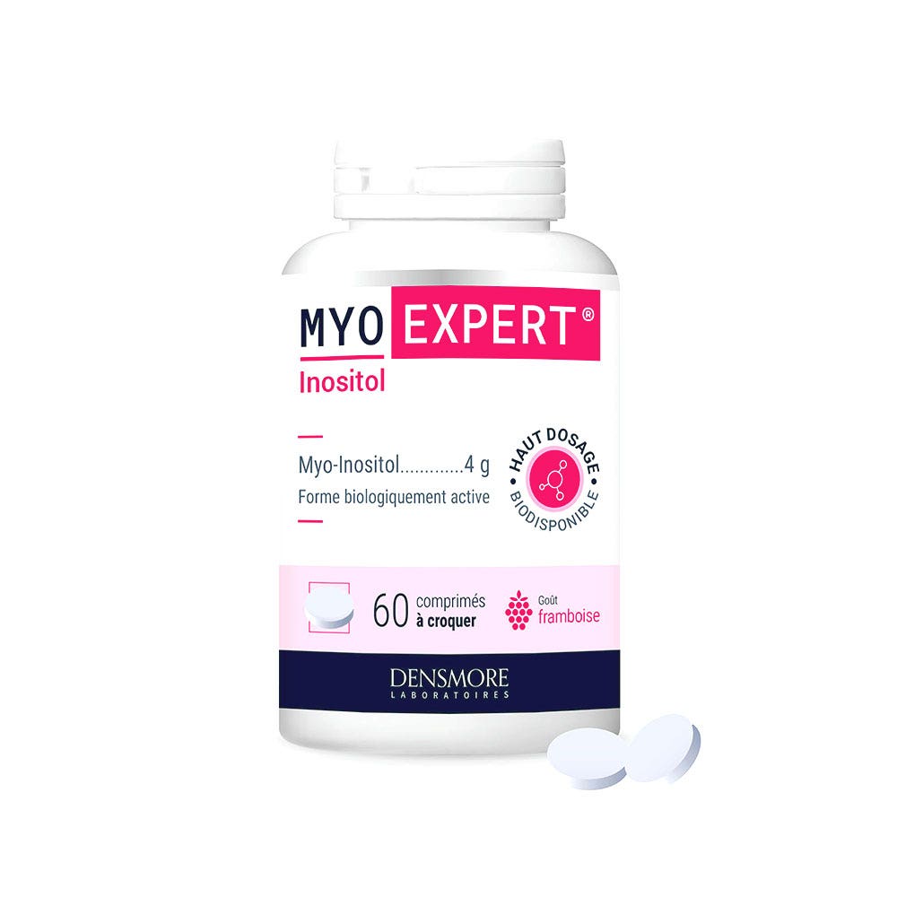 Densmore Ginecología Myo Expert inositol sabor frambuesa 60 comprimidos masticables