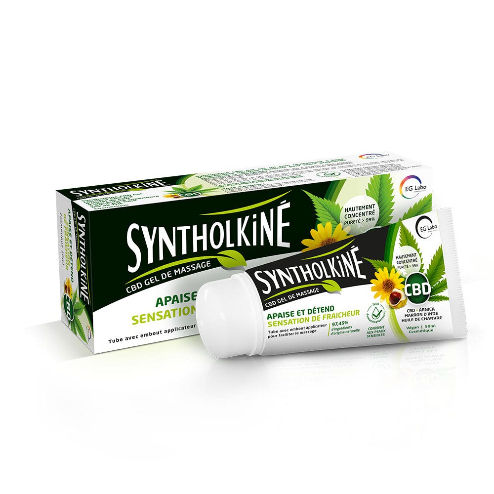 EG Labo SyntholKiné CBD Gel de Masaje 50 ml