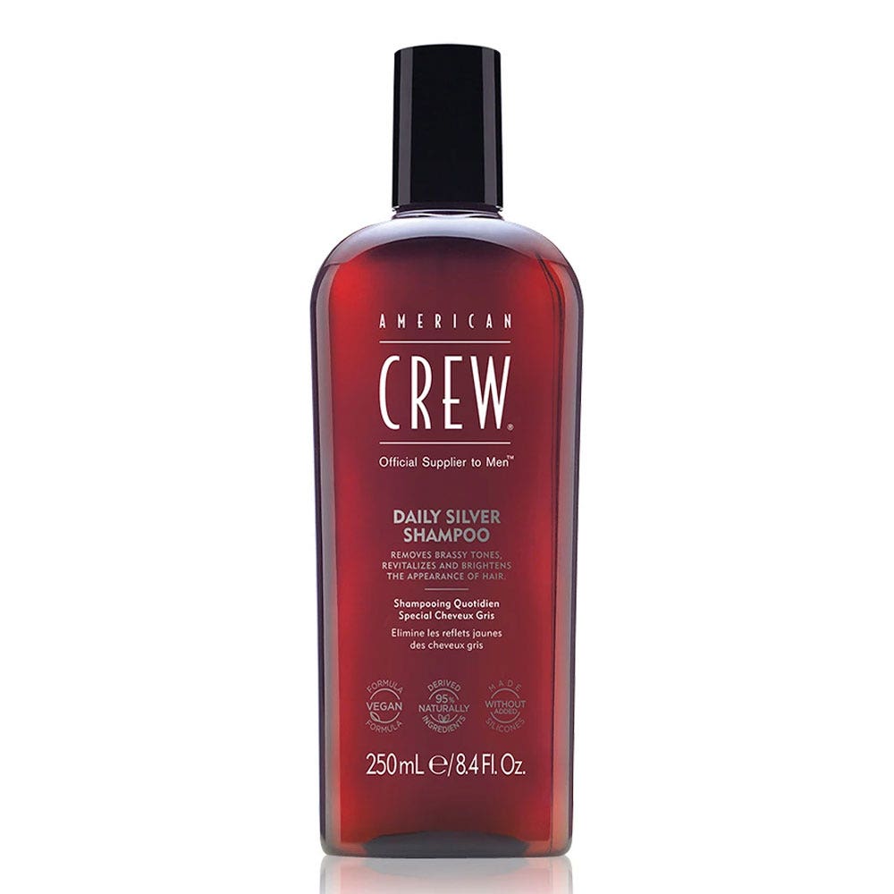 American Crew Champú diario Silver Champú diario Pelo gris 250 ml