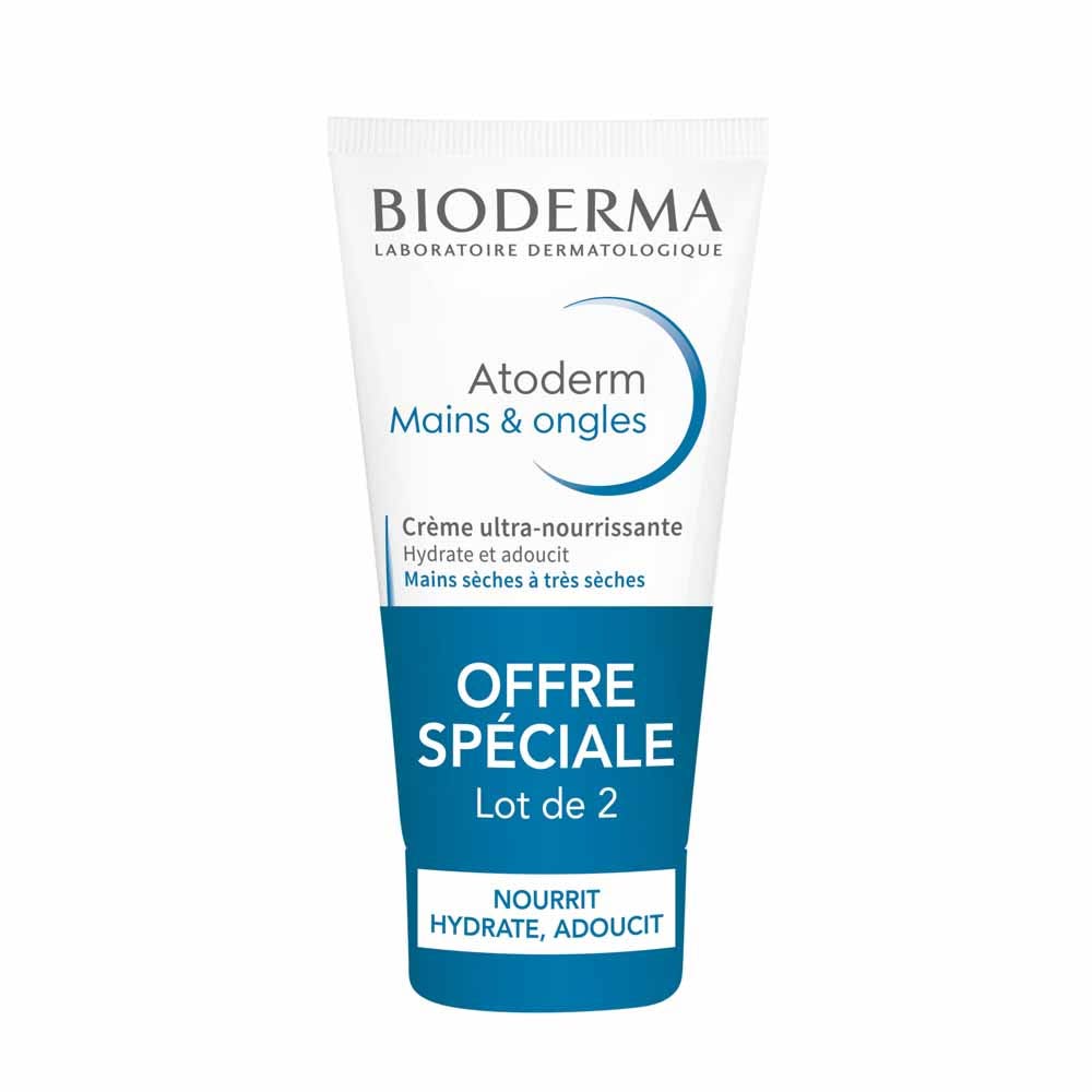 Bioderma Atoderm Crema ultranutritiva manos secas y muy secas 2x50ml