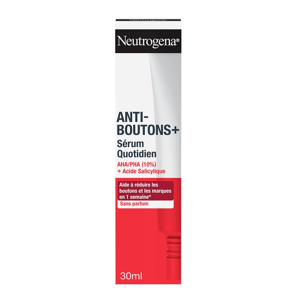 Neutrogena Anti-Bouton + Suero diario de AHA/PHA y ácido salicílico 30 ml