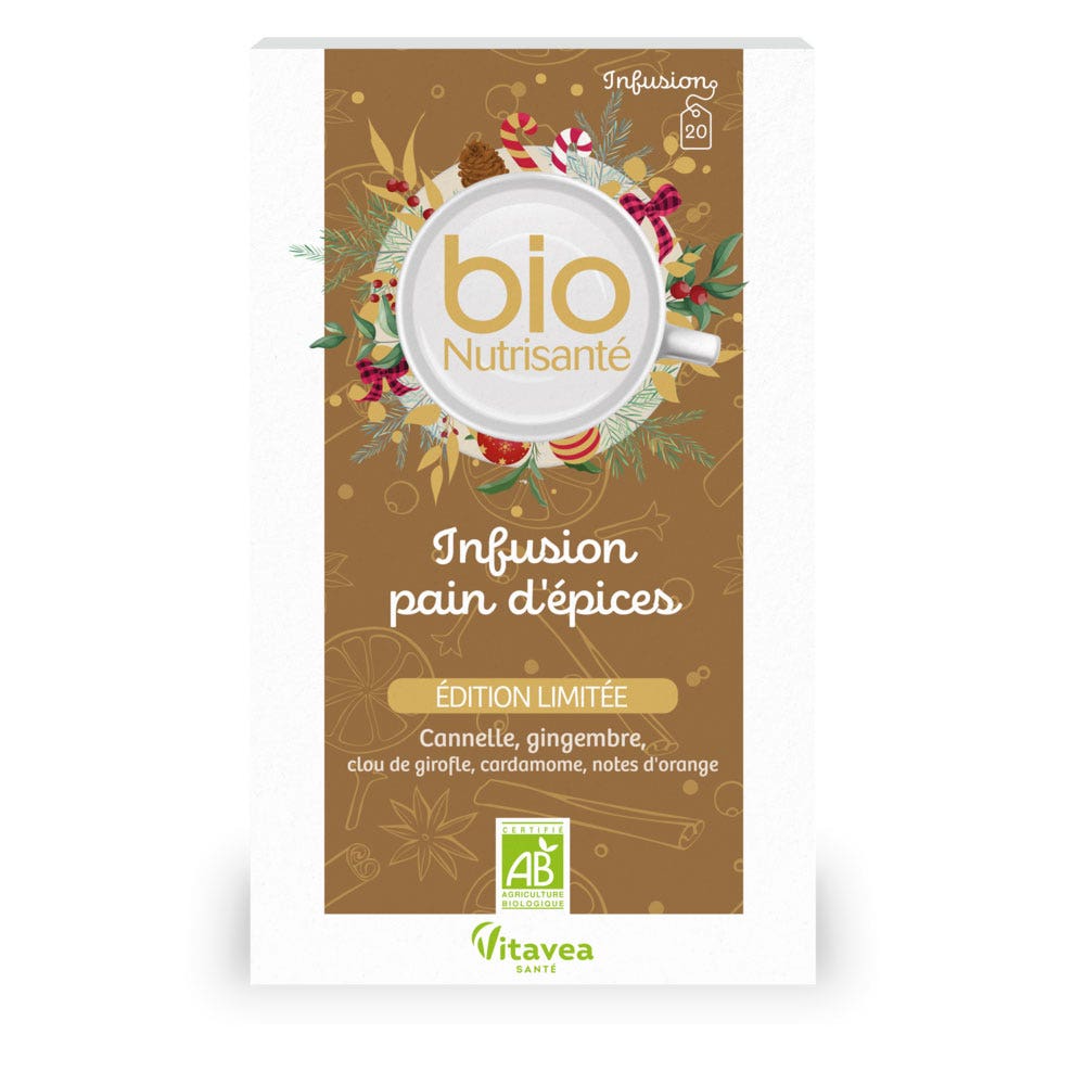 Vitavea Santé BioNutrisanté Infusión de pan de especias Bio 20 sobres