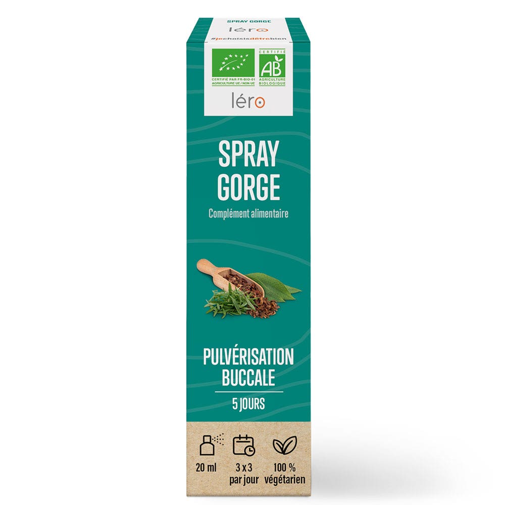 Lero Spray para la garganta pulverización bucal 20 ml